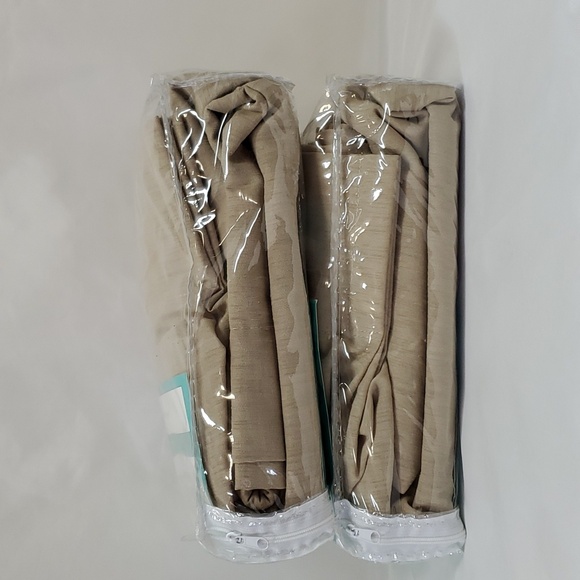 Waverly 50" x 63" Pinch Pleat Light Filtering Curtain Panels Set of 2 Panels - Picture 15 of 15